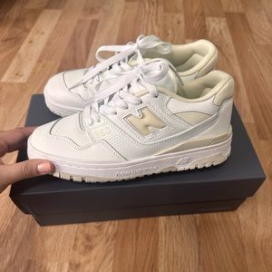 New balance 550 silver birch cream